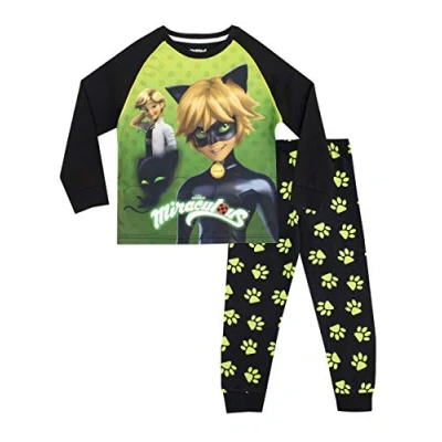 Image de Miraculous Ensemble De Pyjamas Homme Cat Noir Multicolore 5 6 Ans
