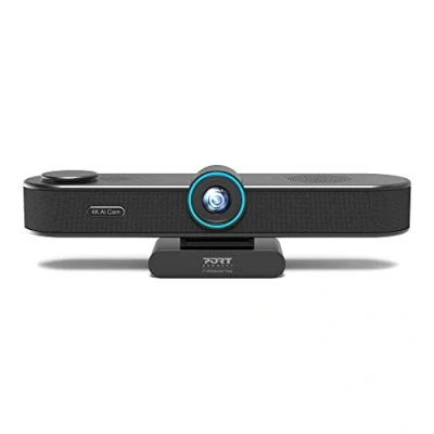 Image de Port Connect caméra de conférence 4k uhd avec recadrage Automatique Tout en Un Noir
