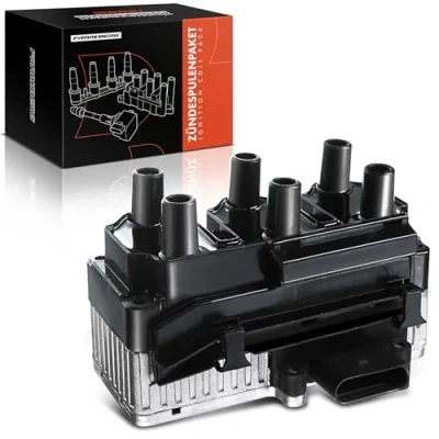 Image de Frankberg 1x Bobine d&#039;allumage Compatible avec Leon 1M1 2001 2006 B.o.r.a 1J2 1J6 1999 2005 Golf IV 1J1 1J5 New Beetle 9C1, 1C1 2000 Remplacer# 021905106B