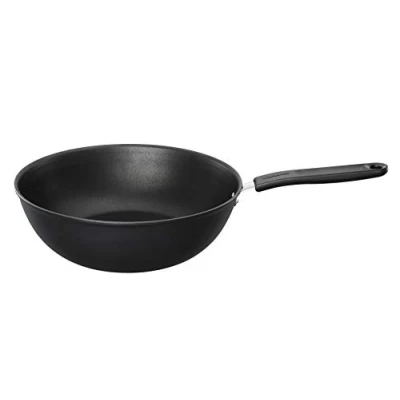 Image de Fiskars Wok, Ø 28 cm, Pour tous feux dont induction, Aluminium, Functional Form, Noir, 1027705