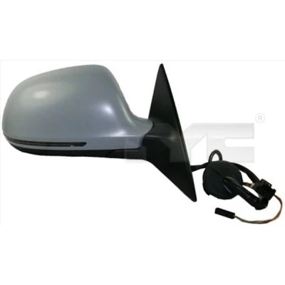 Image de Rétroviseur extérieur Tyc 302 0078 gauche avec couche d&#039;apprêt pour ajustage électrique des rétroviseurs, asphérique, chauffant AUDI: A6 C6 Avant