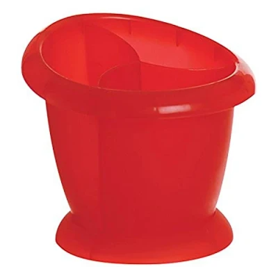 Image de Excelsa &quot;Rainbow Rouge Égouttoir à Couverts 14 Cm.