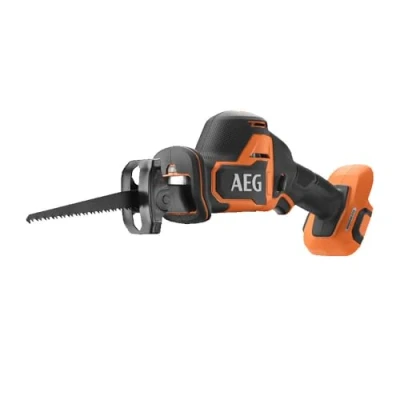 Image de AEG Scie Sabre SubCompact 18V PRO18V Brushless (Sans Batterie) Course de Lame 23 mm 3200 cps/min Changement Fixtec Facile, Éclairage LED, Revêtement SoftGrip BUS 18SBL