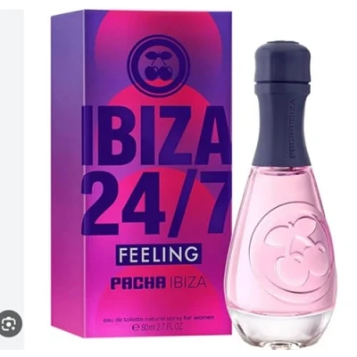 Image de Pacha Ibiza Perfumes Feeling 24/7 pour elle, Eau de Toilette Femme Longue Durée Parfum élégant, frais et jeune Notes florales, ambrées fruitées Idéal la journée 80 ml