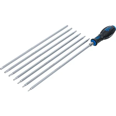 Image de BGS 2325 Jeu de tournevis avec lames échangeables profil T (pour Torx) / TS Torx Plus) 8 pièces