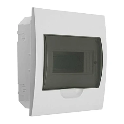 Image de Boîte à fusibles IP40 Encastrée 1 rangée 8 modules x Avec rail DIN Répartiteur encastré