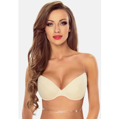 Image de VIVISENCE Femmes Soutien Gorge Push Up 1035, Beige,100C