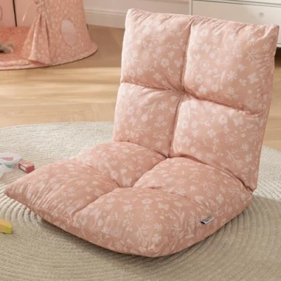 Image de howa 2 en 1 Fauteuil pour Enfant + Canapé Dossier réglable à 6 Positions Flowers 86012