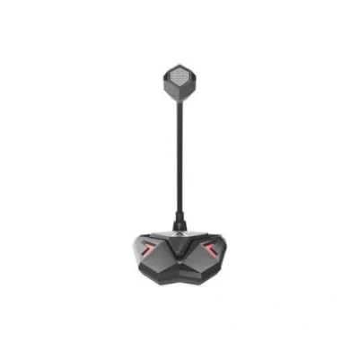 Image de Genesis Radium 100 Microphone de Gaming USB avec rotule Noir Rouge