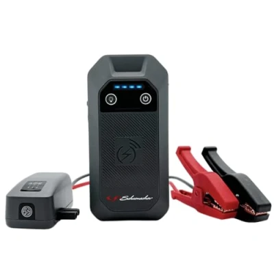 Image de Schumacher Electric SBX 505 Booster Batterie Lithium ION 1500A 12V Voiture jusqu&#039;à 8L Essence / 6L Diesel Recharge sans Fil par Induction Technologie Pre Boost et Heat Mode Override