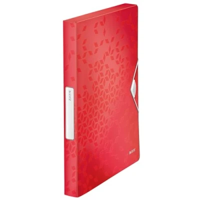 Image de Leitz WOW Boîte de Rangement &amp; Classement, Capacité 250 Feuilles, en Plastique PP Léger Solide, Coloris Rouge (46290026)
