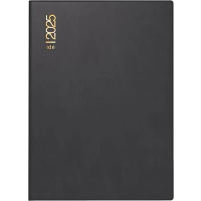 Image de rido/idé Agenda de poche modèle Perfect/Technik I (2025), 2 pages = 1 semaine, format A6, 208 pages, couverture en plastique, noir