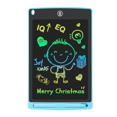 Image de GUYUCOM Plateau d&#039;écriture LCD pour Enfants de 8,5 Pouces, Jouet à partir 3, 4, 5, 6, 7, 8 Ans, Tableau électronique comme éducatif (Bleu) 0802