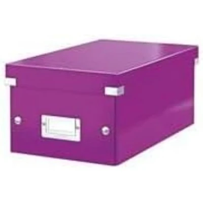 Image de Leitz Wow Click &amp; Store 60420062 Boîte de Rangement pour DVD Violet