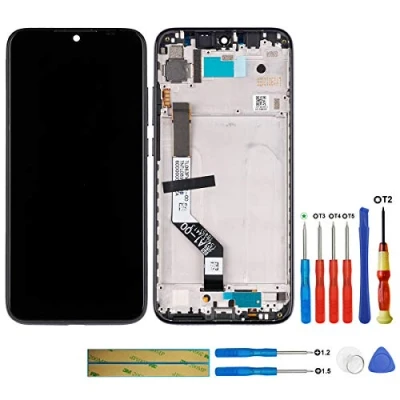 Image de swark Écran LCD compatible avec Xiaomi Redmi Note 7 (noir + cadre) tactile Digitizer Assembly Verre Outils