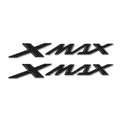 Image de labelbike 2 Autocollants 3D Résine Gel Ecrit Scooter Xmax Compatible avec Yamaha X Max à partir de 2010