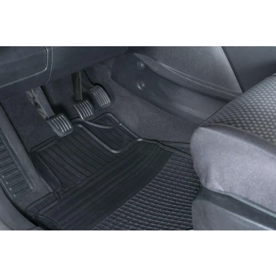 Image de WALSER Easyfit 28017 Ensemble de tapis sol Caoutchouc avant et arrière 4 noir Adaptation universelle