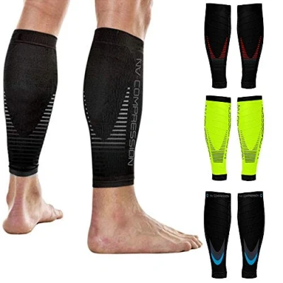 Image de NV compression Essential Race and Recover Paire de manchons Pour mollets la course et récupération Rose vif Taille S M