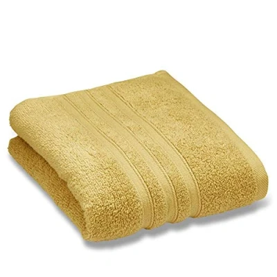Image de Catherine Lansfield Zero Twist Serviette de Toilette Ocre