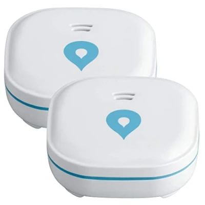 Image de SEBSON 2X Détecteur de Fuite d&#039;eau Mini GS153, Batterie Longue durée 10 Ans, sans Fil, Alarme Eau, d&#039; inondation, 60x60x24,2mm