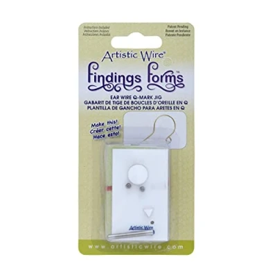 Image de Artistic Wire 1 gabarit de point d&#039;interrogation pour boucles d&#039;oreilles.