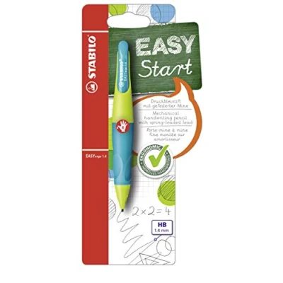 Image de STABILO Porte mines Ergonomique EASYergo 1,4 mm Droitier turquoise/vert clair+ 3 HB