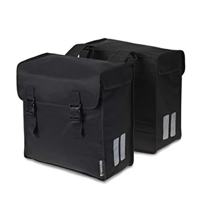 Image de Basil Sac Double Mara 3 x l, Noir, 40 18 36 cm, 52 litres, 17551