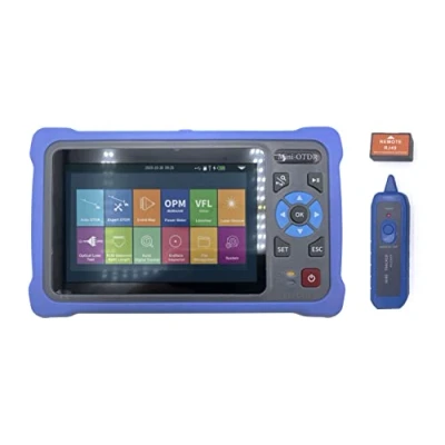 Image de Elfcam® OTDR pour FTTH, 26dB 24dB 1310nm 1550nm, Portable 4 en 1 + VFL+ OPM OLS, Testeur Fibre Optique Re(ELF 5800)