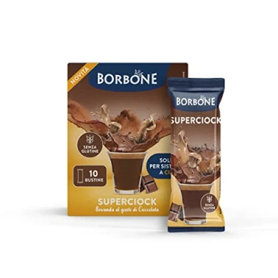 Image de Caffè Borbone Superciock Stick 80 Sticks (8 paquets de 10) Idéal pour les systèmes à dosettes
