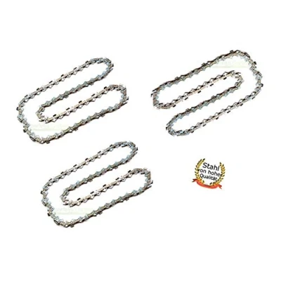 Image de Lot de 3 chaînes tronçonneuse 50 cm 1,5 mm 0,325&quot; 76 TG pour Chain Saw 5200, Husqvarna, Timbertech