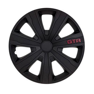 Image de Jeu d&#039;enjoliveurs J Tec GTR Carboné 15 inch Noir