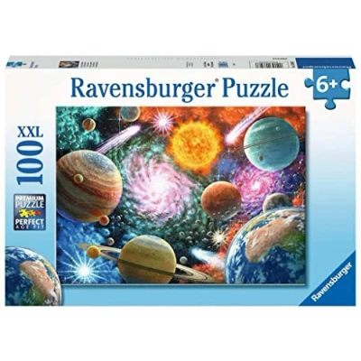 Image de Ravensburger Puzzle Enfant 100 pièces XXL Étoiles et planètes À partir de 6 ans qualité supérieure Carton épais résistant Univers &amp; Espace 13346