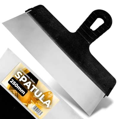 Image de Spatule Universelle 250 mm Couteau de Peintre Lisseuse Surface Raclette Façade Bricolage Enduire Maçon Plâtrier Outil Finition Murale