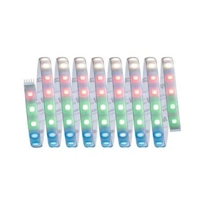 Image de Paulmann 70628 Function MaxLED Kit de base LED bande RGBW 3m, 36W, 230/24V, 60VA, Argent, Plastique