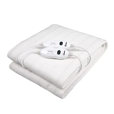 Image de ARDES AR4U140A Chauffe matelas Double Électrique TERMOKIND Couverture Chauffante 2X60W Surmatelas Chauffant Lit 2 Zones Chauffées