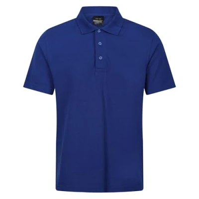 Image de Regatta Professional Mens Pro 65/35 Short Sleeve Polo T Shirt, Bleu Roi, XXL Homme