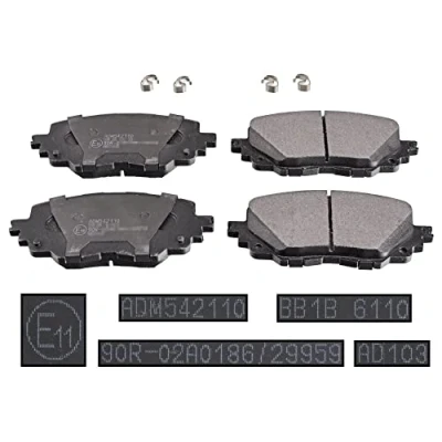 Image de BLUE PRINT ADM542110 Jeu de plaquettes frein Essieu avant avec indicateur d&#039;usure tôle anti bruit MAZDA: MX 5 IV, FIAT: 124 Spider