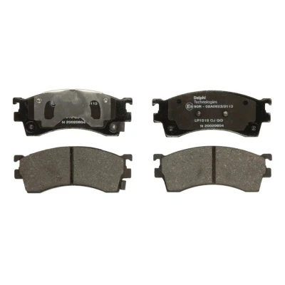 Image de DELPHI LP1518 Jeu de plaquettes frein avec indicateur d&#039;usure tôle anti bruit sans accessoires MAZDA: Premacy, 626 V 5 portes, Xedos 6