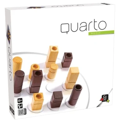 Image de Gigamic Quarto Jeu Familial en Bois 2 Joueurs À partir de 8 Ans 15 Minutes Allemand Multilingue