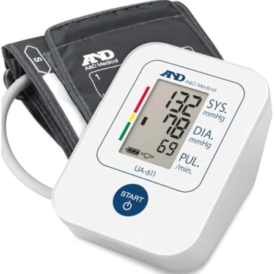 Image de A&amp;D Medical Tensiomètre, Tensiomètre Bras Électronique avec Détection D&#039;arythmie, Brassard (22 32 cm) UA 611, Pack of 1