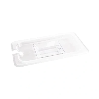 Image de Vogue U254 en polycarbonate crantée Couvercle GN, 1/6 clair,