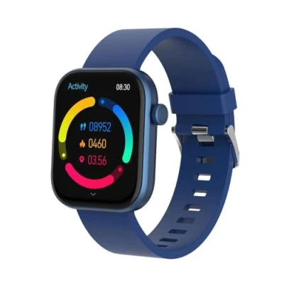 Image de Denver SWC 185BU smartwatche et Montre de Sport 4,7 cm (1.85&quot;) AMOLED Numérique 390 x 450 Pixels Écran Tactile Bleu