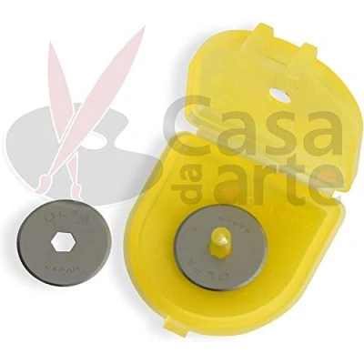 Image de Olfa RB18 2 Lames rotatives Rotary, Acier Inoxydable, Argent, 1,8 x 0,3 cm