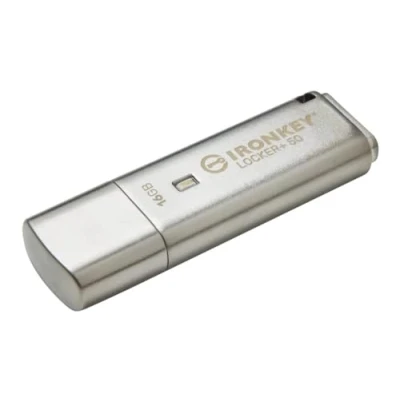 Image de Kingston IronKey Locker+ 50 clé USB Chiffrement XTS AES pour la Protection des données avec USBtoCloud Sauvegarde automatique IKLP50 16GB