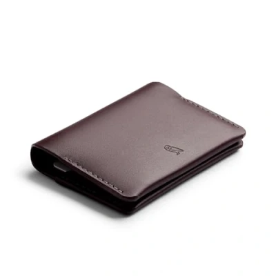 Image de Bellroy Under Cover (étui pour Cartes en Cuir avec accès Rapide et Espace Les Billets) DeepPlum