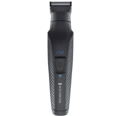 Image de Remington Tondeuse Barbe [Multifonction Cheveux,Visage&amp;Corps] G2 (Lame Graphite, Glisse facile, 2 têtes interchangeables, Sabots ajustables 0,5 20mm, Sans Fil 40min,Pochette) PG2000