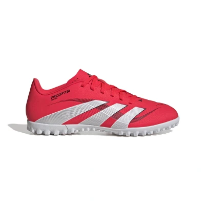 Image de adidas Mixte Predator Club Turf Football Boots Chaussures, Lucid Red/FTWR White/Core Black, 40 2/3 EU