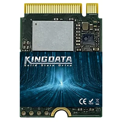 Image de KINGDATA M.2 2230 SSD 256 Go PCIe NVMe Gen 4.0X4 Disque Dur Interne Solide pour PS5 Steam Deck, Microsoft Surface, Ultrabook, Ordinateur Portable, Bureau (M.2 4.0, Go)