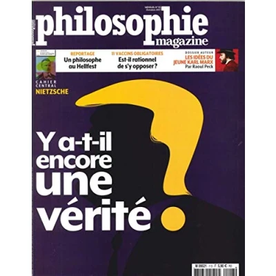 Image de Philosophie Magazine N 113 Y a T&#039;Il Encore une Verite Octobre 2017