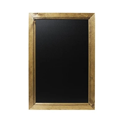 Image de Chalkboards UK WC312 Tableau noir encadré en bois, A2, chêne foncé, 62,4 x 45 1,5 cm